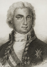 Manuel de Godoy y Alvarez de Faria, Spanish politician, 1851.  Creator: Pedro Hortigosa.