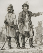 Muscovite infantry corps, Streltsy, Russia, 1839. Creator: Augustin François Lemaitre.