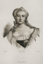 Elizabeth of Russia, 1839.  Creator: Manceau.