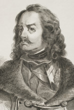 Peter the Great (1672-1725), Tsar and Emperor of All the Russias, 1839. Creator: Moret.