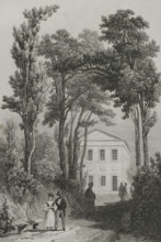 The Summer Palace of Peter the Great, Summer Garden, Saint Petersburg, Russia, 1839. Creator: Augustin François Lemaitre.