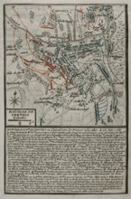 Seven Years War (1756-1763): Plan of the Battle of Krefeld (June 23, 1758), 1765. Creator: Jean de Beaurain.