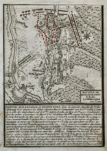 Seven Years War (1756-1763): Battle of Kunersdorf (12th August, 1759) (1765). Creator: Jean de Beaurain.