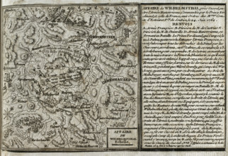 Seven Years War (1756-1763): Battle of Wilhelmsthal (June 24, 1762), 1765. Creator: Jean de Beaurain.