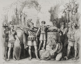 Hannibal's oath, 1852.  Creator: José Severini.