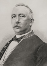 Germán Gamazo Calvo (1840-1901), Spanish liberal politician, 1898. Creator: Benigno Matute Parga.