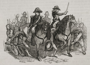 Mutiny of Aranjuez, Spain, 1808, (1851).  Creator: Sainz.