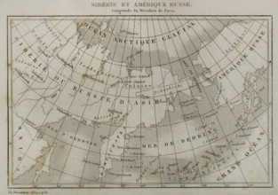 Siberia and Russian America, 1839.  Creator: Thunot Duvotenay.