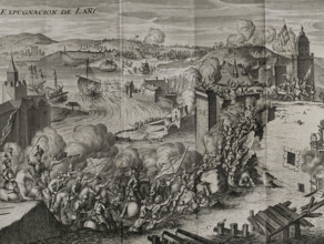 Expugnation of Lagny, 1590, (1748).  Creator: Unknown.