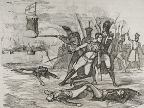 Battle of Santa Cruz de Tenerife, July 25, 1797, (1851).  Creator: Unknown.
