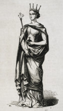 Eleanor of Sicily, 1852.  Creator: Unknown.