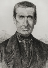 Miguel Hilarión Eslava y Elizondo (1807-1878), Spanish musician, composer and priest, 1878. Creators: Unknown, Miguel Hilarión Eslava y Elizondo.