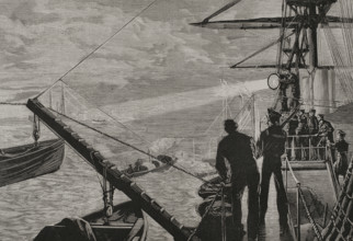 Russo-Turkish War (1877-1878): In the Dardanelles or Strait of Gallipoli, 1878.  Creator: Unknown.