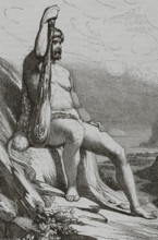 Hercules or Heracles - hero of classical mythology, 1852.  Creator: Unknown.