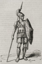 Carthaginian warrior, 1852. Creator: Unknown.
