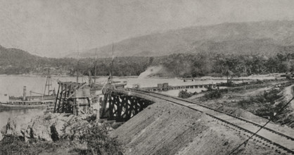 Dock of Juragua mines in the Bay of Santiago de Cuba, Cuba, 1898.  Creator: Unknown.