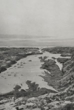 Spanish-American War (1898): entrance and bay of Santiago de Cuba, Cuba, 1898.  Creator: Enrique Laporta Valor.