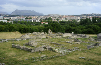Ruins of the Episcopal Centre, ancient city of Salona, Solin, Croatia, 2018. Creator: Unknown.