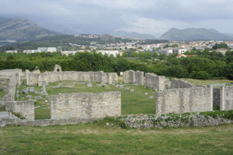Ruins of the Episcopal Centre, ancient city of Salona, Solin, Croatia, 2018. Creator: Unknown.