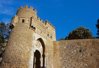 Puerta del Sol (Gate of the Sun), Toledo, Spain, 14th century, (2008). Creator: LTL.