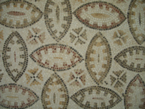 Mosaic, El Jem Museum, El Djem, Tunisia, 2009. Creator: Amanda Waite.