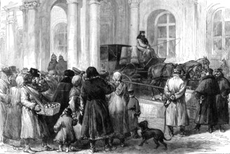 Entrance to the Winter Palace, St. Petersburg, 1881. Creator: Unknown.