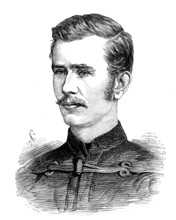 The late Surgeon Landon, killed at Majuba Hill, 1881. Creator: Unknown.