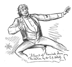 A Legend of Furnivals Inn - Recitation by Mr. E. J. Odell, 1883. Creator: Unknown.