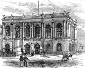 The Royal Visit to Swansea: Swansea Townhall, 1881. Creator: Unknown.