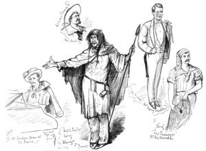 The Savage Club Entertainment at the Royal Albert Hall: some of the savages, 1883. Creator: Unknown.