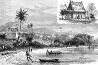 View of Tamatave, Madagascar, 1883. Creator: Unknown.
