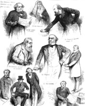 The Suez Canal Question in Parliament: (see "The Silent Member", 1883. Creator: Unknown.