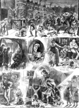 A Day in Town, 1883. Creator: Unknown.