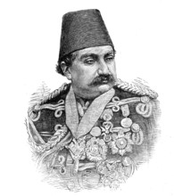 Prince Zil-Ul-Sultan, eldest son of the Shah of Persia, 1881. Creator: Unknown.