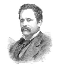 The late Mr. C. Robinson, artist, 1881. Creator: Unknown.
