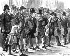 Admission to the Strangers' Gallery of the House of Commons: Mr. Smith, 1881. Creator: Unknown.