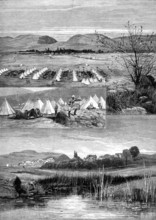 War sketches in South Africa: 1. Pretoria, capital of the Transvaal. 2. Heidelberg, Transvaal, 1881. Creator: Unknown.