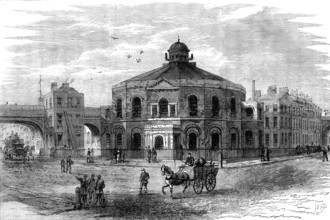 Surrey Chapel, Blackfriars-Road (Rowland Hill's Chapel), 1881. Creator: William James Palmer.
