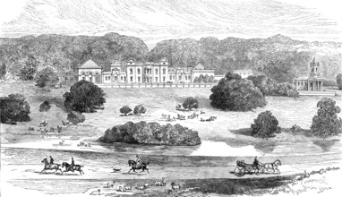 Normanton Park, Rutlandshire - view from North-West, 1881.  Creator: Unknown.