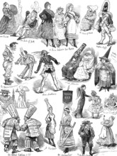 Fancy Dress Ball at the Brookwood Surrey Lunatic Asylum, 1881. Creator: Unknown.