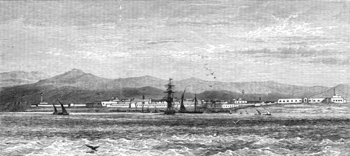 The French Occupation of Tunis: Biserta, Tunis, occupied by a French garrison, 1881. Creator: Unknown.