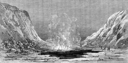 The American Franklin Search Expedition: open rapids, Back's River, 1881. Creator: Unknown.