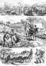 Sketches near Leadville, Colorado, 1881. Creator: Unknown.