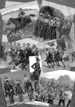 Out with the Berkshire Yeomanry, 1881. Creator: Unknown.
