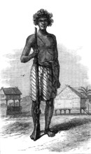 Sakalave policeman, Madagascar, 1881. Creator: Unknown.