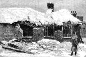 The scene of the explosion at Salford Barracks, 1881. Creator: Unknown.
