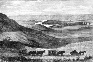 N.-West Territory of Canada: sketches by the Marquis of Lorne: Red-Deer River from the S. bank, 1881 Creator: Unknown.