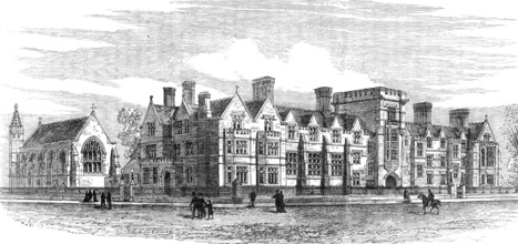 Ridley Hall, Cambridge, for theological students, 1881. Creator: Unknown.