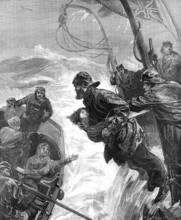 I would you had been by the ship's side, to have helped her- Winter's Tale, Act iii, Scene 3, 1881 Creator: William James Palmer.
