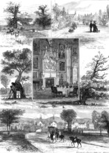 The Royal Visit to Welbeck Abbey, 1881. Creator: Unknown.